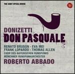 Don Pasquale - CD Audio di Gaetano Donizetti,Thomas Allen,Renato Bruson,Eva Mei,Frank Lopardo,Radio Symphony Orchestra Monaco,Roberto Abbado