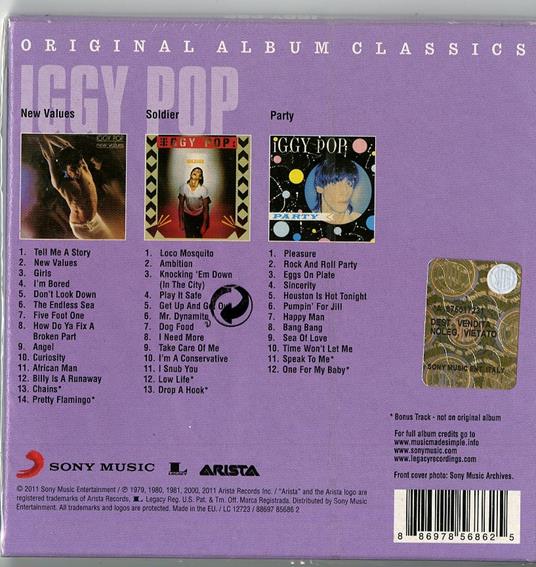 Original Album Classics - CD Audio di Iggy Pop - 2