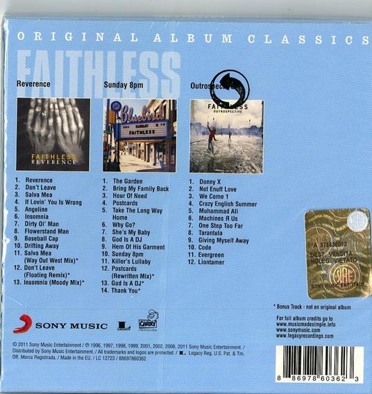Original Album Classics - CD Audio di Faithless - 2