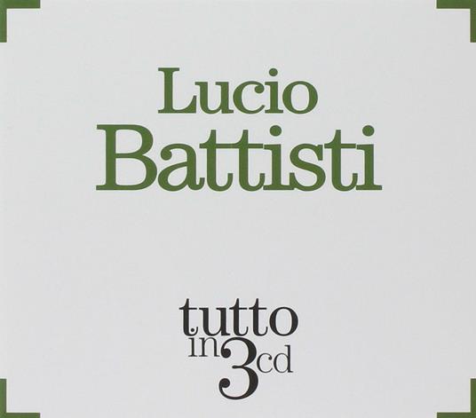 Tutto in 3cd - CD Audio di Lucio Battisti