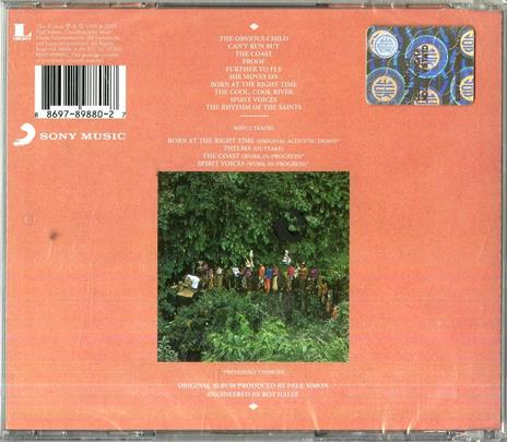The Rhythm of the Saints - CD Audio di Paul Simon - 2