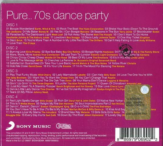 Pure... 70's Dance Party - CD Audio - 2
