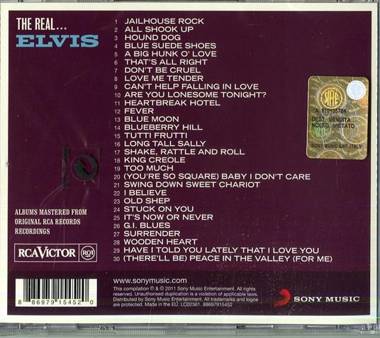 The Real... Elvis - CD Audio di Elvis Presley - 2