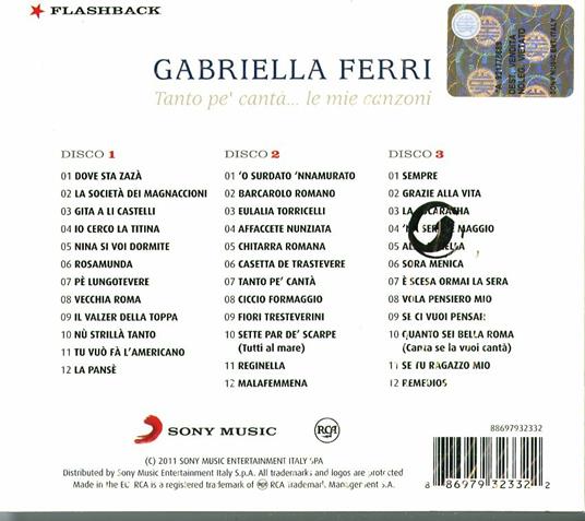 Tanto pè cantà... le mie canzoni - CD Audio di Gabriella Ferri - 2