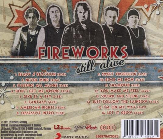 Fireworksstill Alive!!! - CD Audio di Bonfire