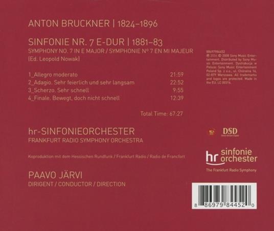 Sinfonia n.7 - CD Audio di Anton Bruckner - 2