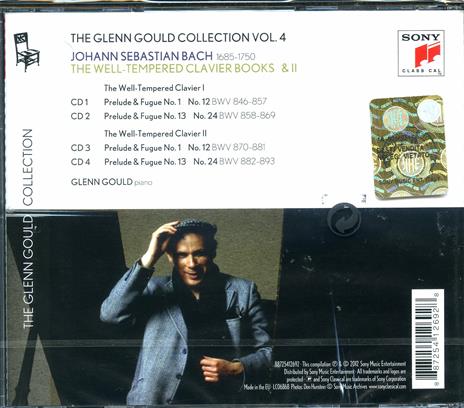 Il clavicembalo ben temperato (Das Wohltemperierte Clavier) - CD Audio di Johann Sebastian Bach,Glenn Gould - 2