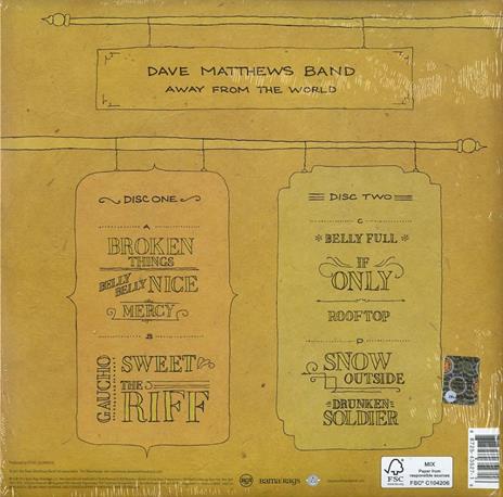Away from the World - Vinile LP di Dave Matthews (Band) - 2