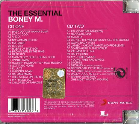The Essential Boney M. - CD Audio di Boney M. - 2