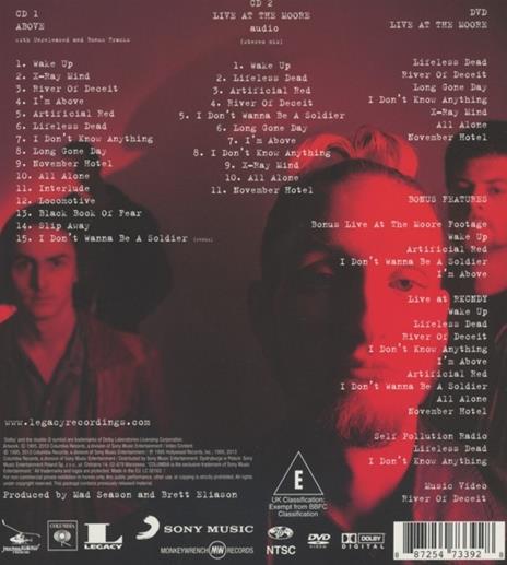 Above (Deluxe Edition) - CD Audio + DVD di Mad Season - 2
