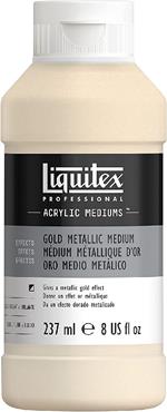 Medium Liquitex Acrilico Metalizzato Oro 237 Ml
