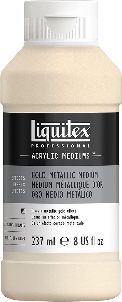 Medium Liquitex Acrilico Metalizzato Oro 237 Ml