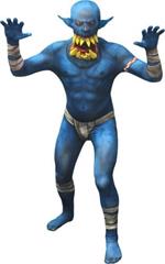 Costume Morphsuits. Monster Orc Blu Jaw Dropper L