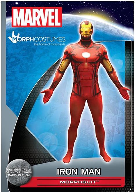 Costume Morphsuits. Marvel Iron Man Value Basic Xl - 5