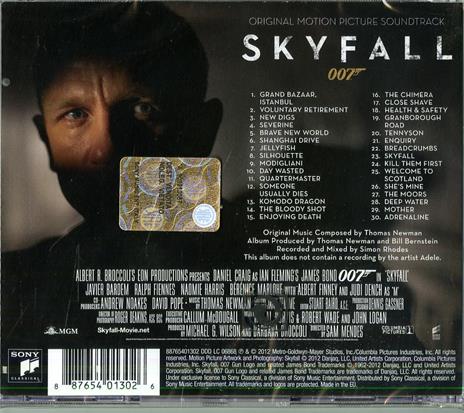 Skyfall (Colonna sonora) - CD Audio di Thomas Newman - 2