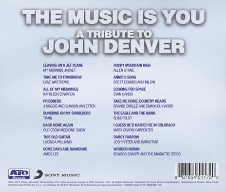 The Music Is You. A Tribute to John Denver - CD Audio - 2