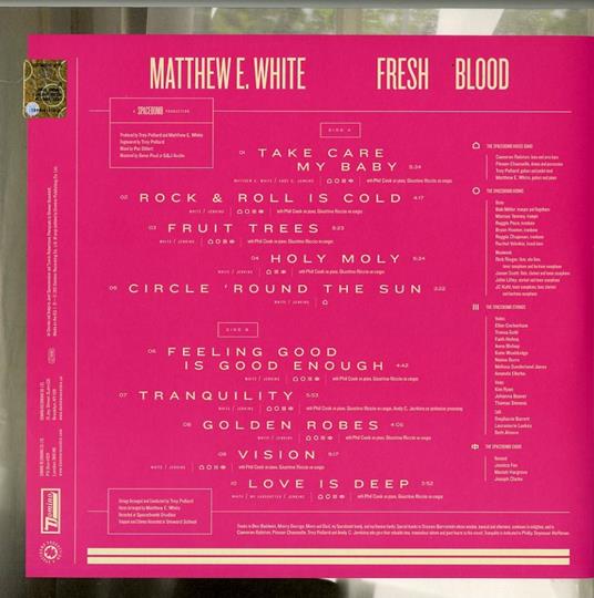 Fresh Blood (180 gr. + Mp3 Download) - Vinile LP di Matthew E. White - 2