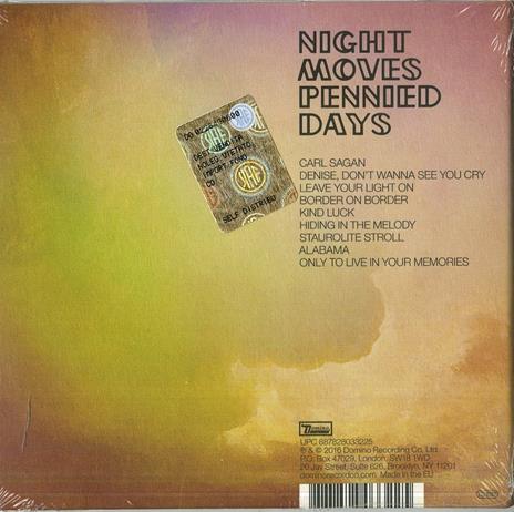Pennied Days - CD Audio di Night Moves - 2