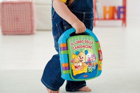 Fisher Price- Libro delle Canzoncine Ridi e Impara, Libricino per Imparare Parole, Lettere e Numeri; 6+ Mesi - 5