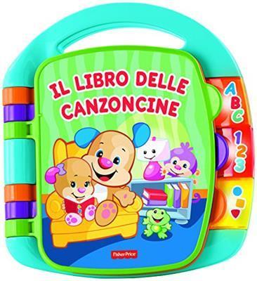 Fisher Price- Libro delle Canzoncine Ridi e Impara, Libricino per Imparare Parole, Lettere e Numeri; 6+ Mesi - 6