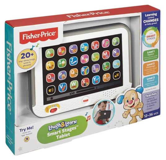 Fisher-Price, Tablet Smart Stages, Giocattolo Educativo con Musica