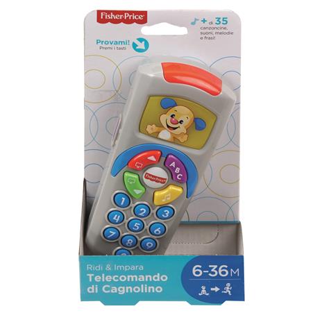 Fisher-Price Telecomando di Cagnolino Ridi & Impara, Giocattolo per Bambini 6+ Mesi - 5