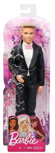 Barbie Ken Sposo con Smoking, Bambola per Bambini 3+ Anni. Mattel (DVP39)