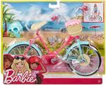 Barbie Bicicletta per Bambole con Casco e Accessori, Multicolore