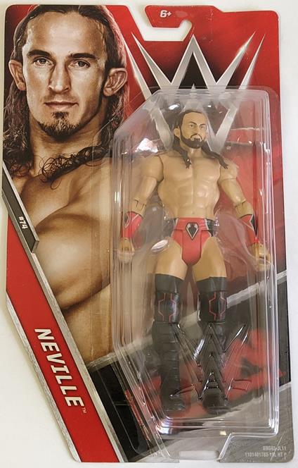 WWE Basic Serie 74 Neville Action Figure 17cm Raw Mattel