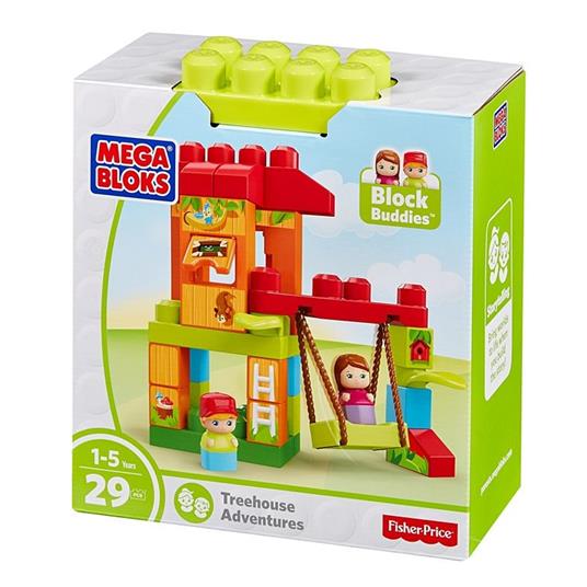 First Builders. Playset Crea e Gioca Casa Sull'Albero. Mega Bloks (DXH37)