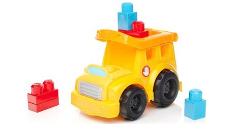 First Builders Baby Veicolo Porta Mattoncini. Scuola Bus - 5