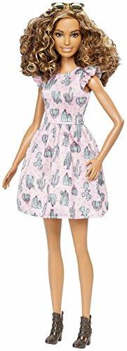 Mattel DYY97. Barbie. Fashionistas 67 Cactus Print Dress