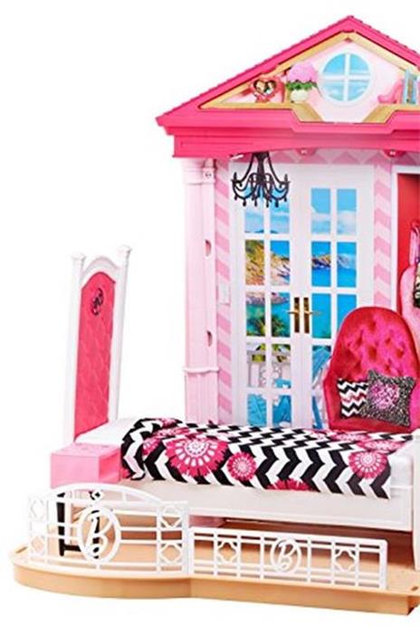 Barbie – Set Completo casa e Piscina Set Regalo Inclusi 3 Bambole e 3 Set di mobili - 3