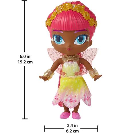 Shimmer and Shine. Bambola 15 Cm Capelli Lunghi. Mi (FHN27) - 3