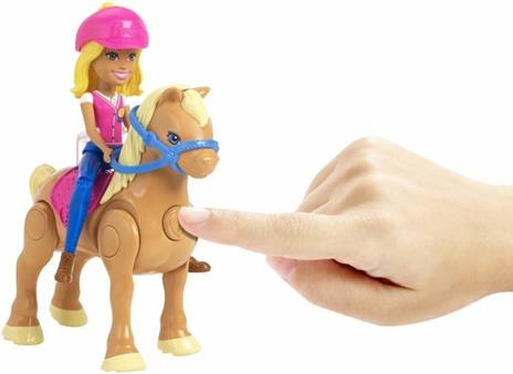 Barbie Race Parti e Vai: Corsa Bambola e Pony Inclusi e Pezzi componibili Multicolore FHV66 - 4