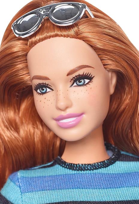 Mattel FJF69. Barbie. Fashion And Beauty. Barbie Fashionista + Accessori/Vestiti Moda. Rainbow Rave - 9