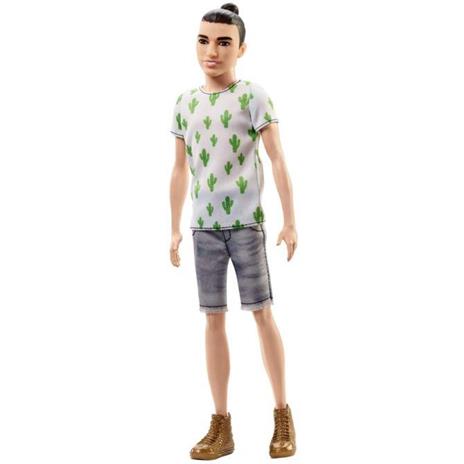 Barbie. Ken Fashionistas con Maglietta con Cactus - 3