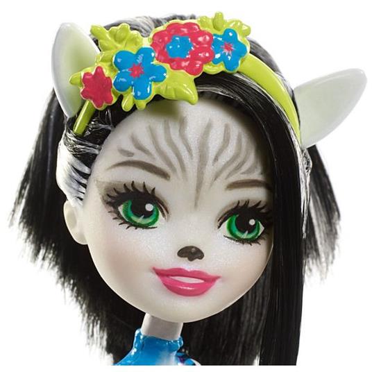 Mattel FKY75. Enchantimals. Bambola + Amico Cucciolo Large. Zelena La Zebra - 5