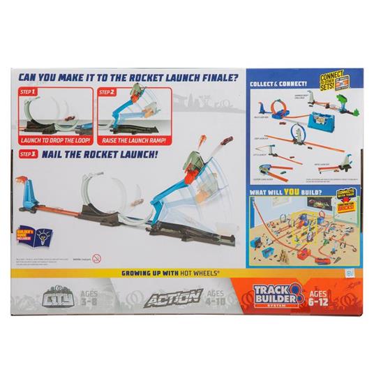 Hot Wheels Track Builder Rocket Launch Challenge playset pista giocattolo Plastica - 2
