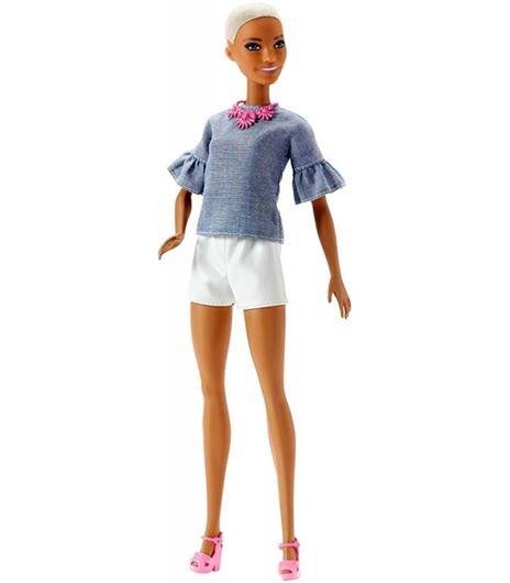 Barbie. Bambola Fashionistas con Look Chic con Pantaloncino - 4