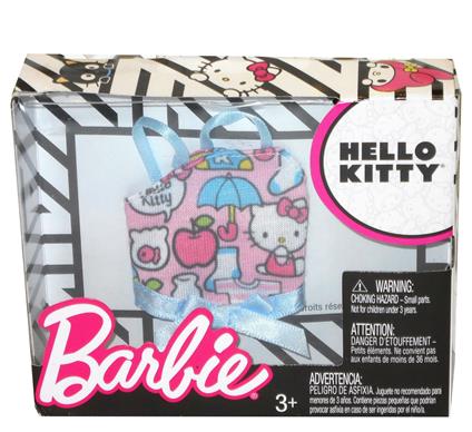 Barbie Top Brandizzati Tg. Unica Top Hello Kitty Rosa