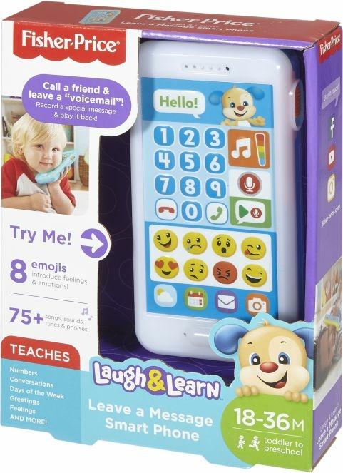 Fisher Price- Smartphone Lascia Un Messaggio, Giocattolo Elettronico Ridi  Impara 18-36 Mesi - Fisher Price - Giochi interattivi - Giocattoli