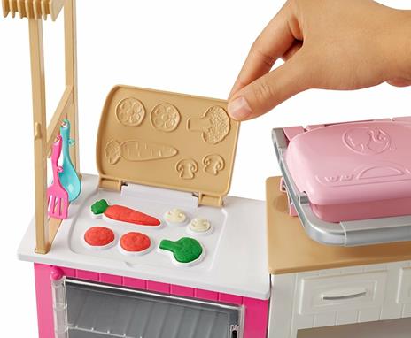 Barbie. Cucina con Bambola. Plastilina in 5 Colorazioni e Oltre 20 Accessori - 18