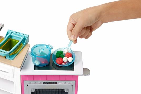 Barbie. Cucina con Bambola. Plastilina in 5 Colorazioni e Oltre 20 Accessori - 20
