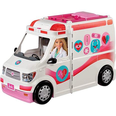 Barbie. Playset con Ambulanza e Ambulatorio - 76