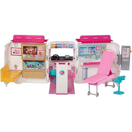 Barbie. Playset con Ambulanza e Ambulatorio - 104