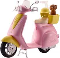 Giocattolo Barbie, Playset con Bambola in Motorino e Cagnolino Barbie