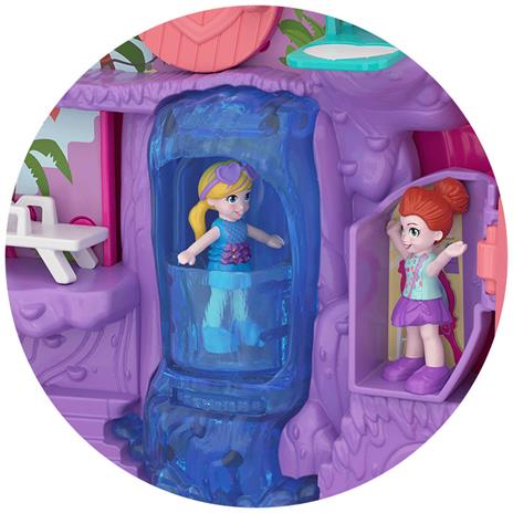 Polly Pocket. Set Piscina dei Fenicotteri con Nuovo Cofanetto. 2 Dolls. 1 Micro-Veicolo e Accessori - 5