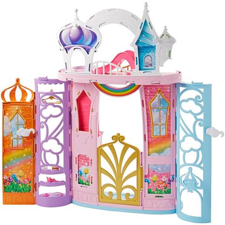 Barbie Dreamtopia Portable Castle Dollhouse Set di mobili - 2