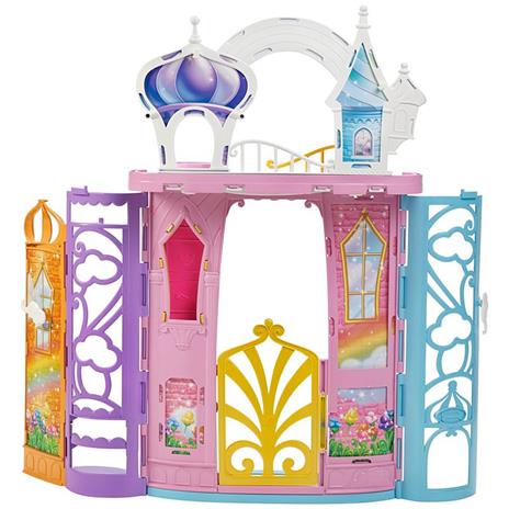 Barbie Dreamtopia Portable Castle Dollhouse Set di mobili - 3